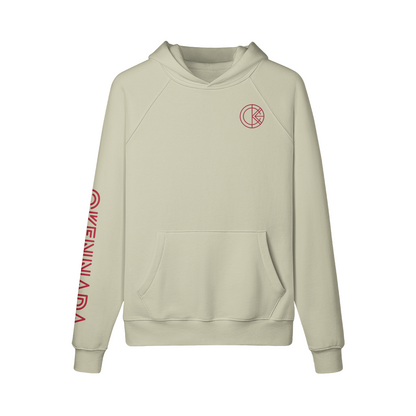OKENNADA "Heavyweight Champ" Fleece-lined Hoodie  Camel S Red