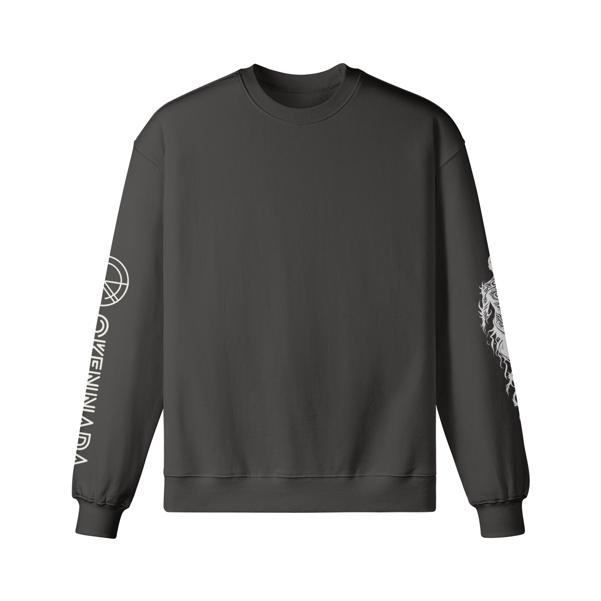 OKENNADA "Street Style" Sweatshirt  Charcoal Gray S 