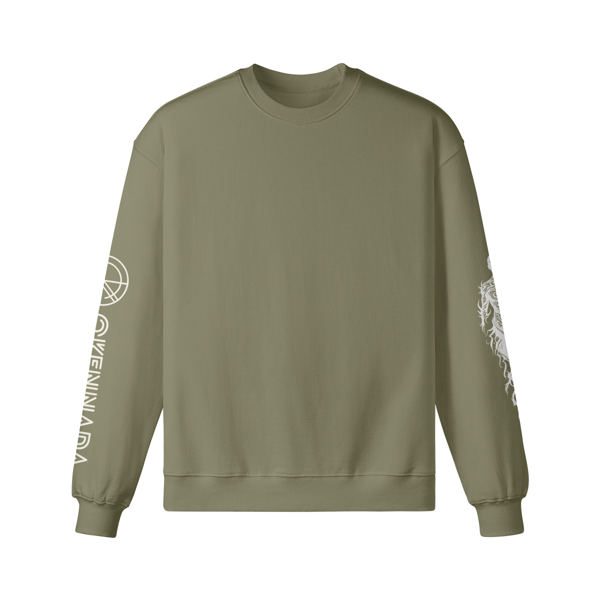 OKENNADA "Street Style" Sweatshirt  Sage Green S 