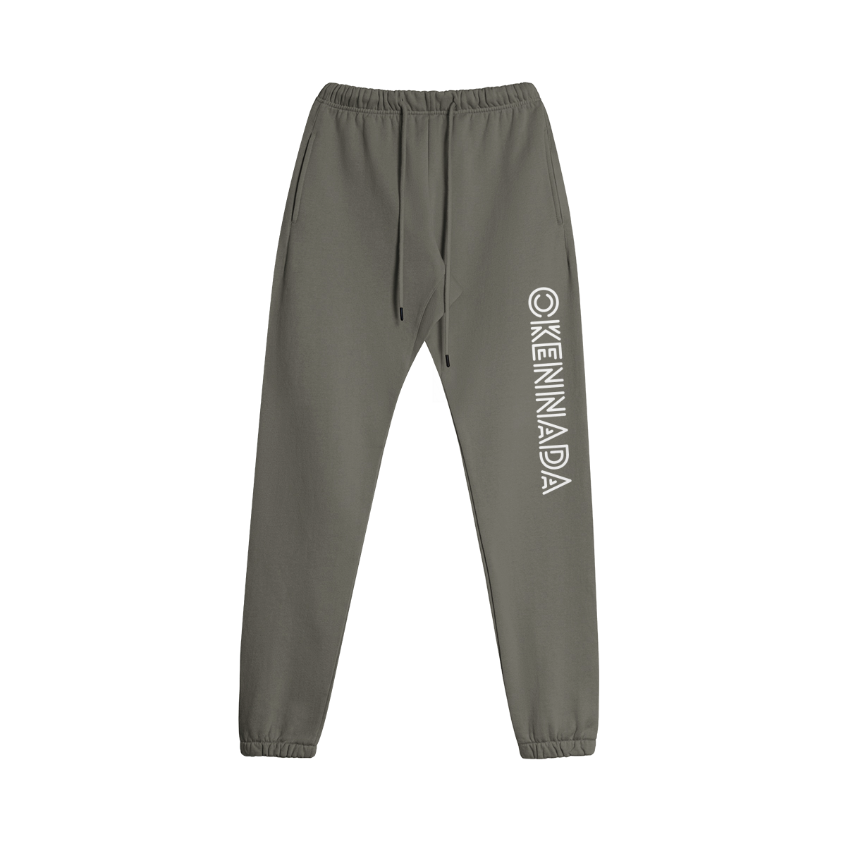 OKENNADA Flux Sweatpants Streetwear Charcoal Grey S