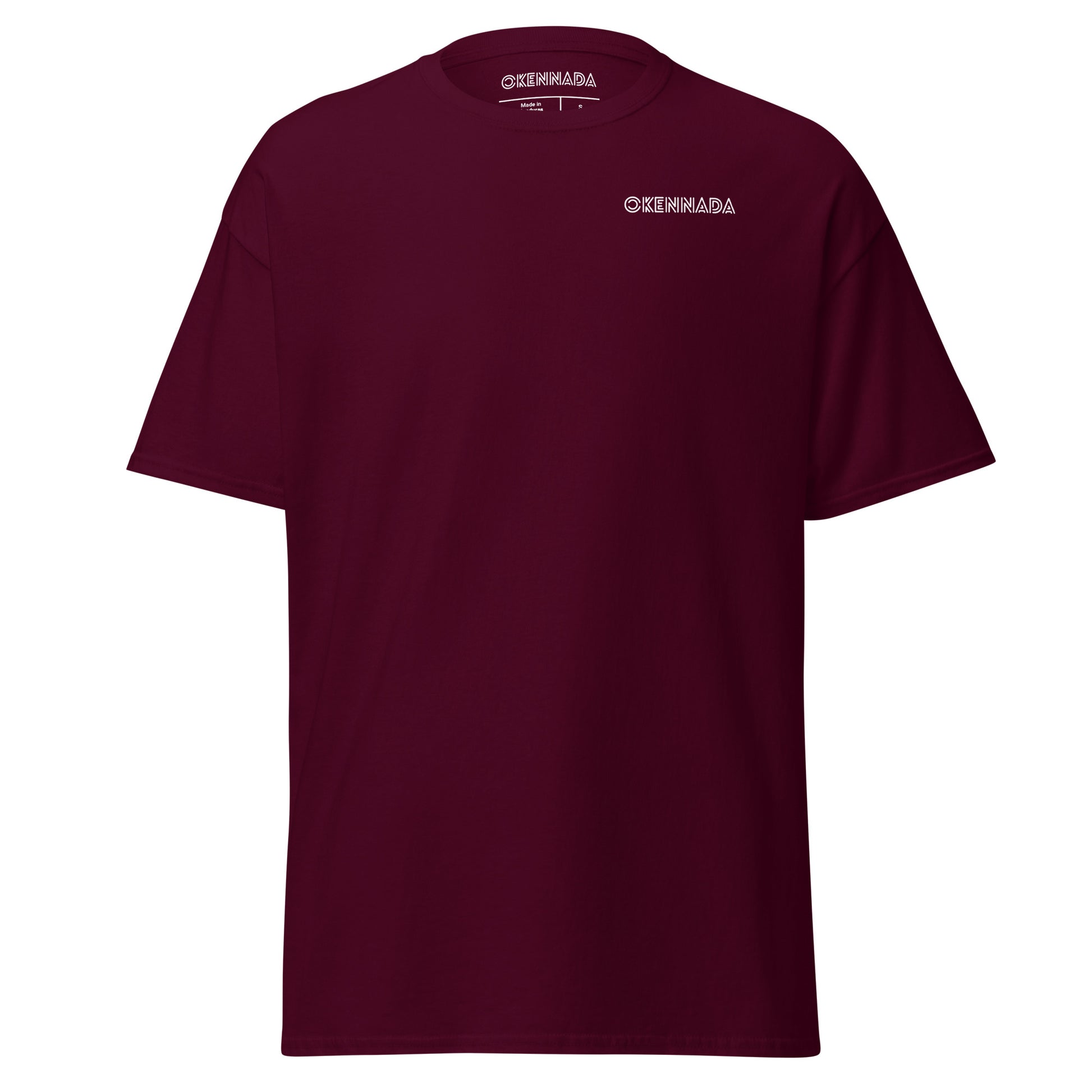 OKENNADA "Everyday Icon" Tee  Maroon S 