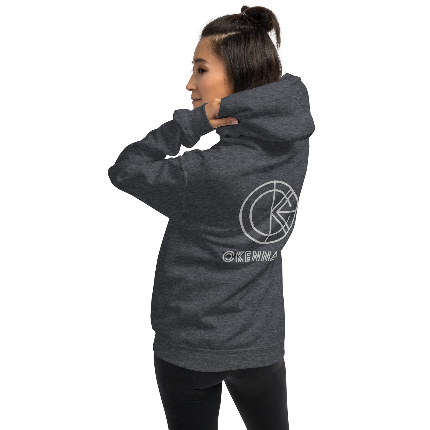 OKENNADA "Everyday Comfort" Heavy Blend Hoodie  Dark Heather S 