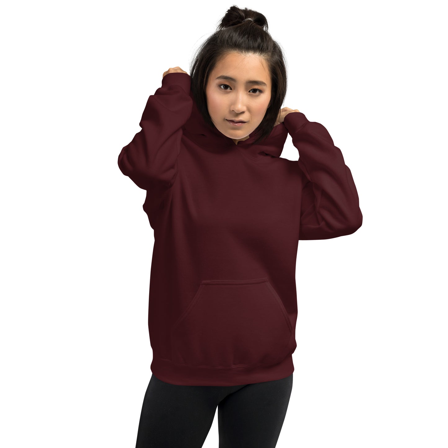 OKENNADA "Everyday Comfort" Heavy Blend Hoodie  Maroon S 