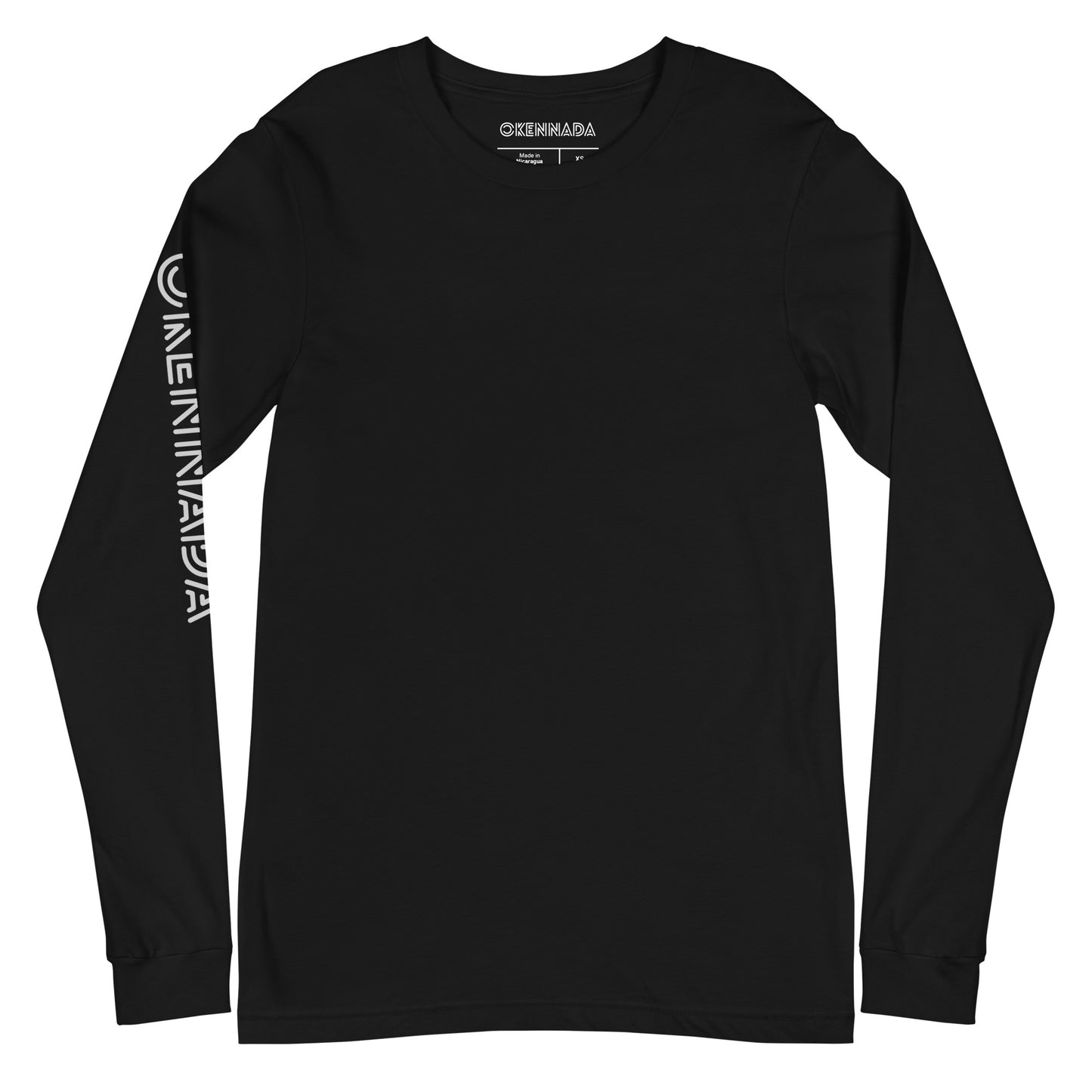 OKENNADA "Everyday Essential" Women's Long Sleeve Tee  Black XS 