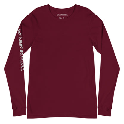 OKENNADA "Everyday Essential" Women's Long Sleeve Tee  Maroon XS 