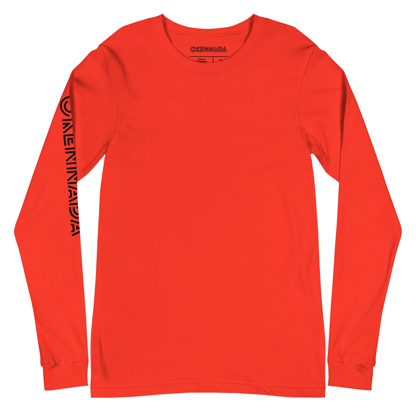 OKENNADA "Everyday Essential" Women's Long Sleeve Tee  Poppy XS 