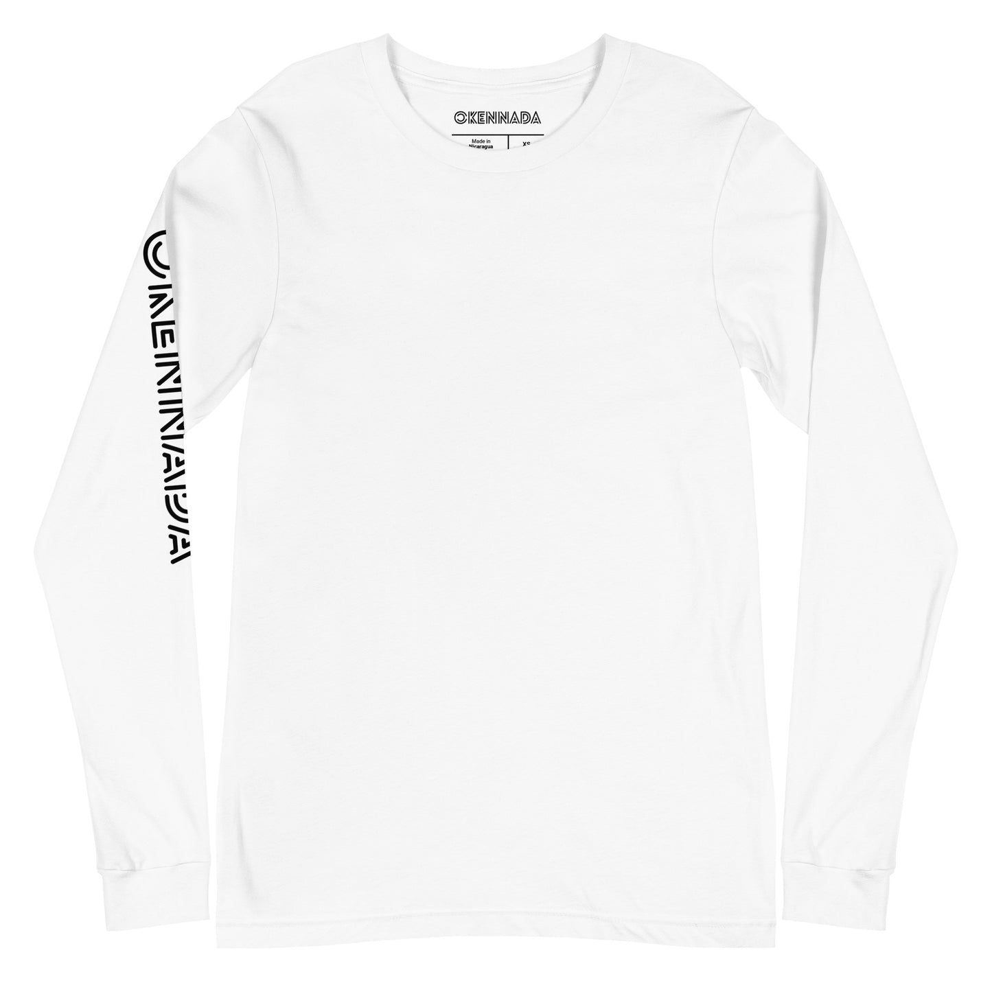 OKENNADA "Everyday Essential" Women's Long Sleeve Tee White XS