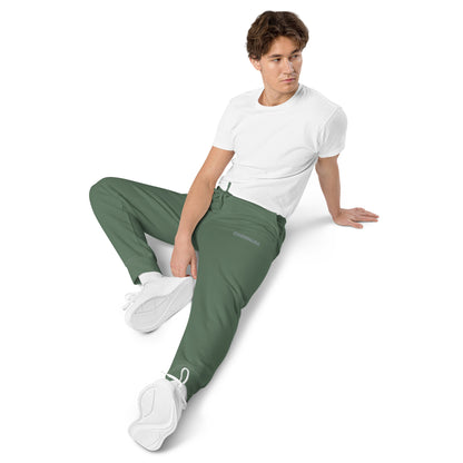OKENNADA "Signature Style" Premium Embroidered Pigment-Dyed Sweatpants    