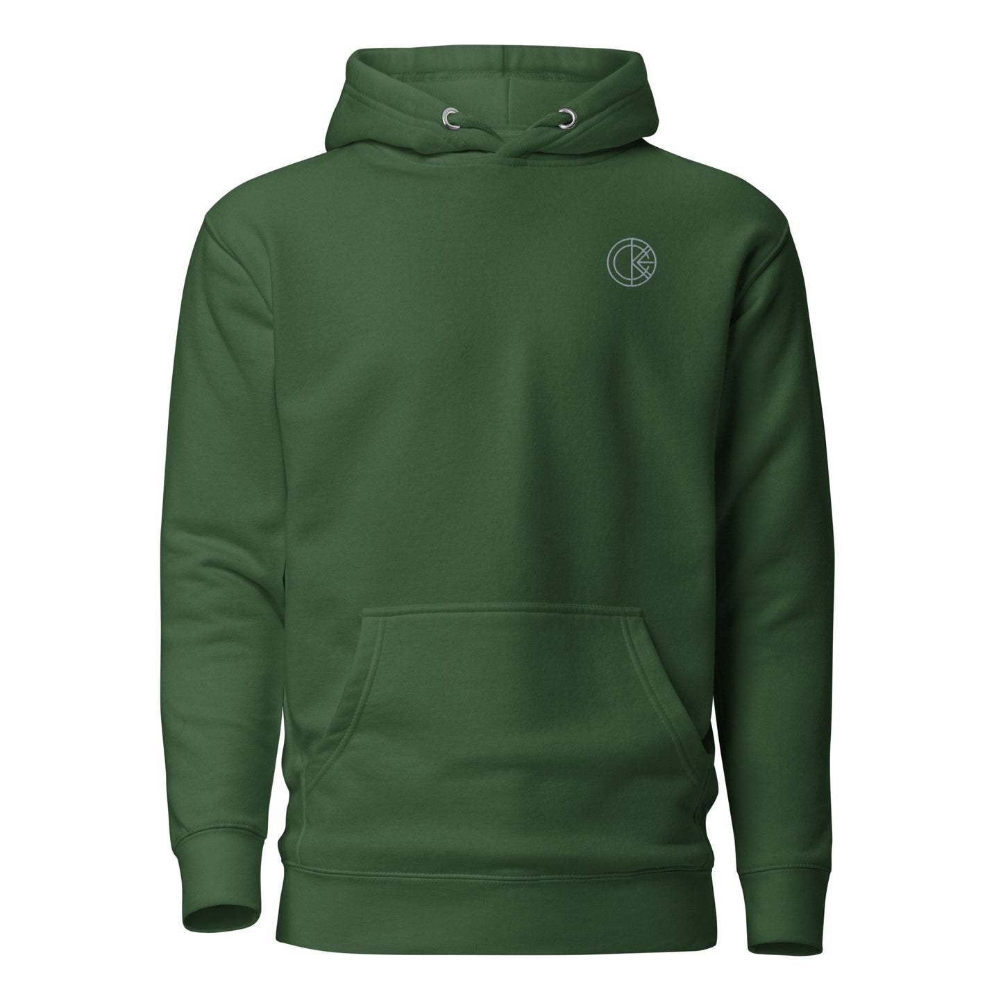 OKENNADA "Timeless Adventure" Premium Embroidered Hoodie Forest Green S