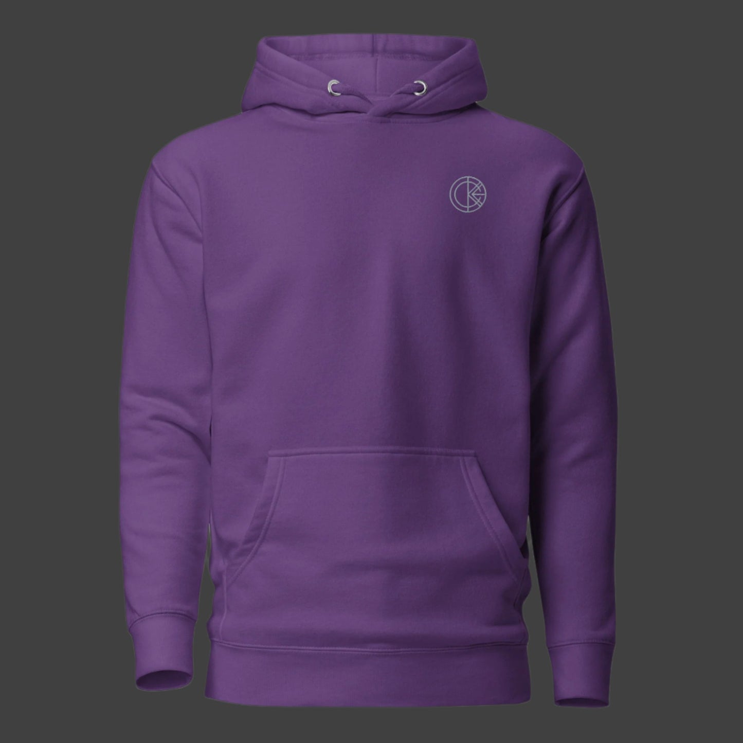 OKENNADA "Timeless Adventure" Premium Embroidered Hoodie Purple 3XL