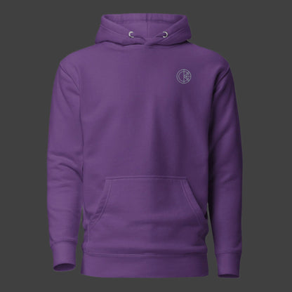 OKENNADA "Timeless Adventure" Premium Embroidered Hoodie Purple 3XL
