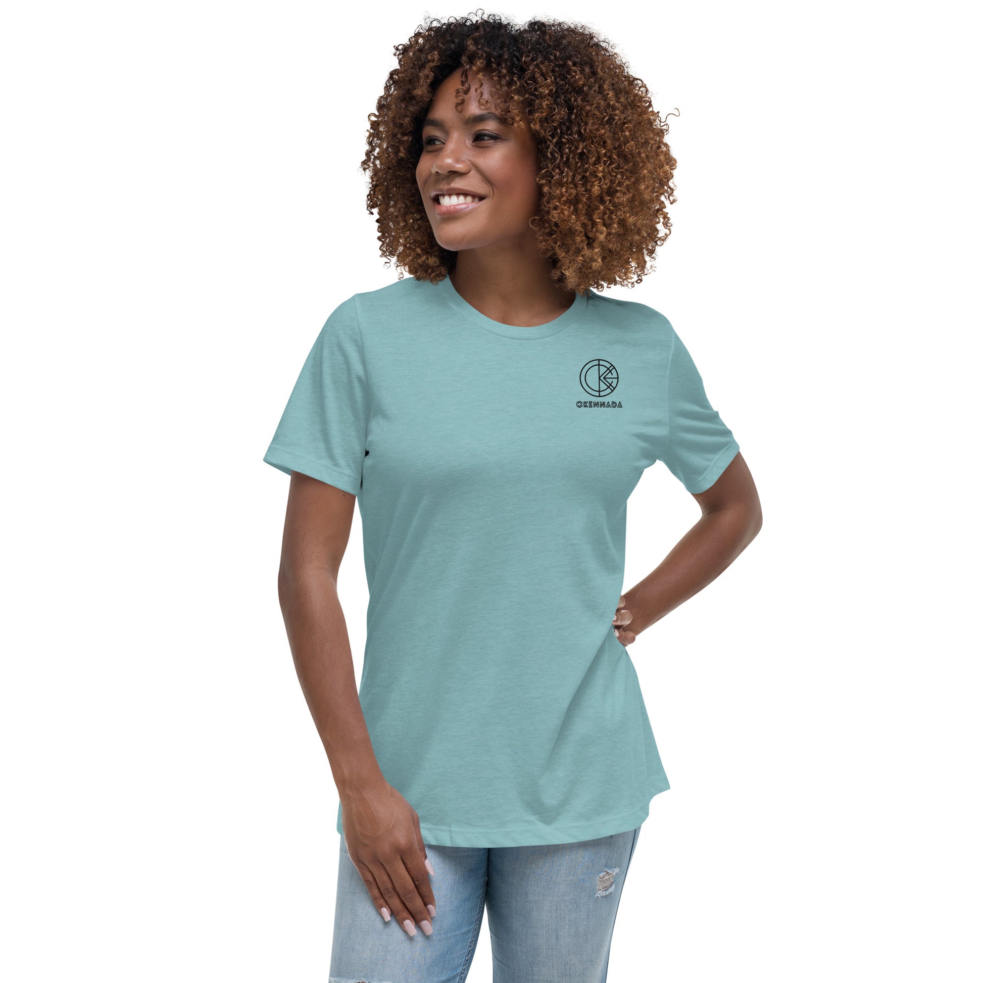 OKENNADA "Effortless Everyday" Women's Relaxed Tee    